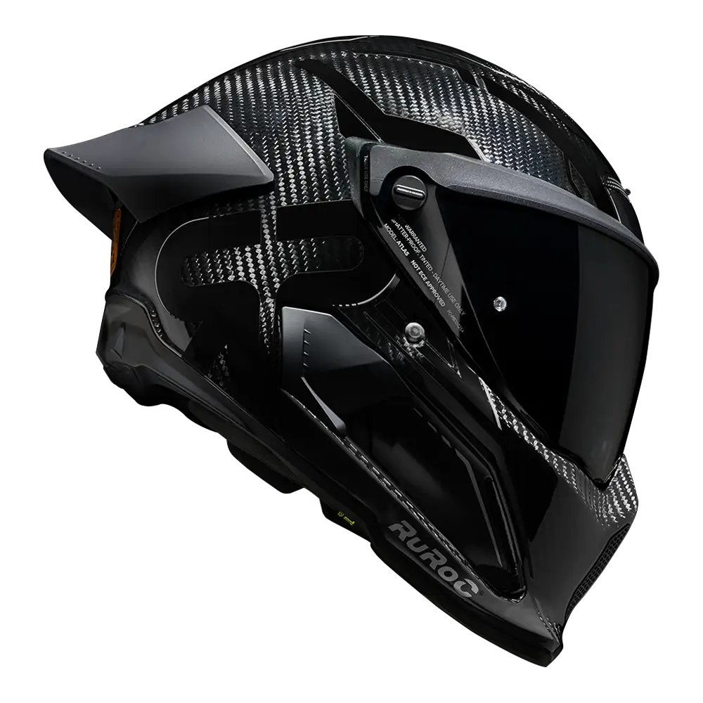 Ruroc Atlas 4.0 Track Helmet - Core Carbon